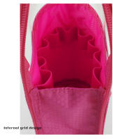 Bolsa De Maquillaje Para Mujer Organizador De Viaje Con Cierre De Cremallera Transparente Y Portador De Cepillos De Maquillaje 1 Pieza - details 5