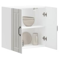 vidaXL Armario de pared cocina Lucca madera contrachapada en color Gris sonoma/Gris hormigón/Negro y más | almacenamiento funcional diseño moderno para baño dormitorio sala - details 5