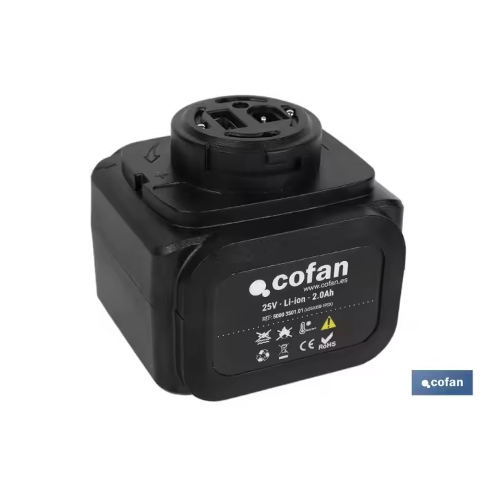 COFAN - Batería Recargable para Tijeras de Podar | Potencia: 25 V 2.0 Ah - 1