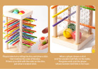 Juguete Educativo De Montessori Para Bebés Desarrollo De Habilidades Motoras Finas Y Cognitivas Con Palitos De Color Juego De Aprendizaje Numérico Y Equilibrio Para Niños - details 1