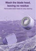 Nueva afeitadora eléctrica de doble cabezal para damas, inalámbrica, instrumento de depilación, recortadora, afeitadora para hombres y mujeres, depilación indolora - details 3