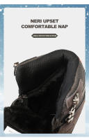 Botas De Nieve HIKEUP Para Hombres Cuero Sintético Y Peluche Deportivas De Exterior Para Senderismo Y Trekk Ing Antideslizantes Talla 40-45 Color Negro Marrón Gris Verde - details 3