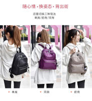 Nueva Moda Bolso De Hombro Doble Casual Para Mujer Bolsa De Escuela De Gran Capacidad Con Patrón Oscuro Material De Tela Oxford - details 7