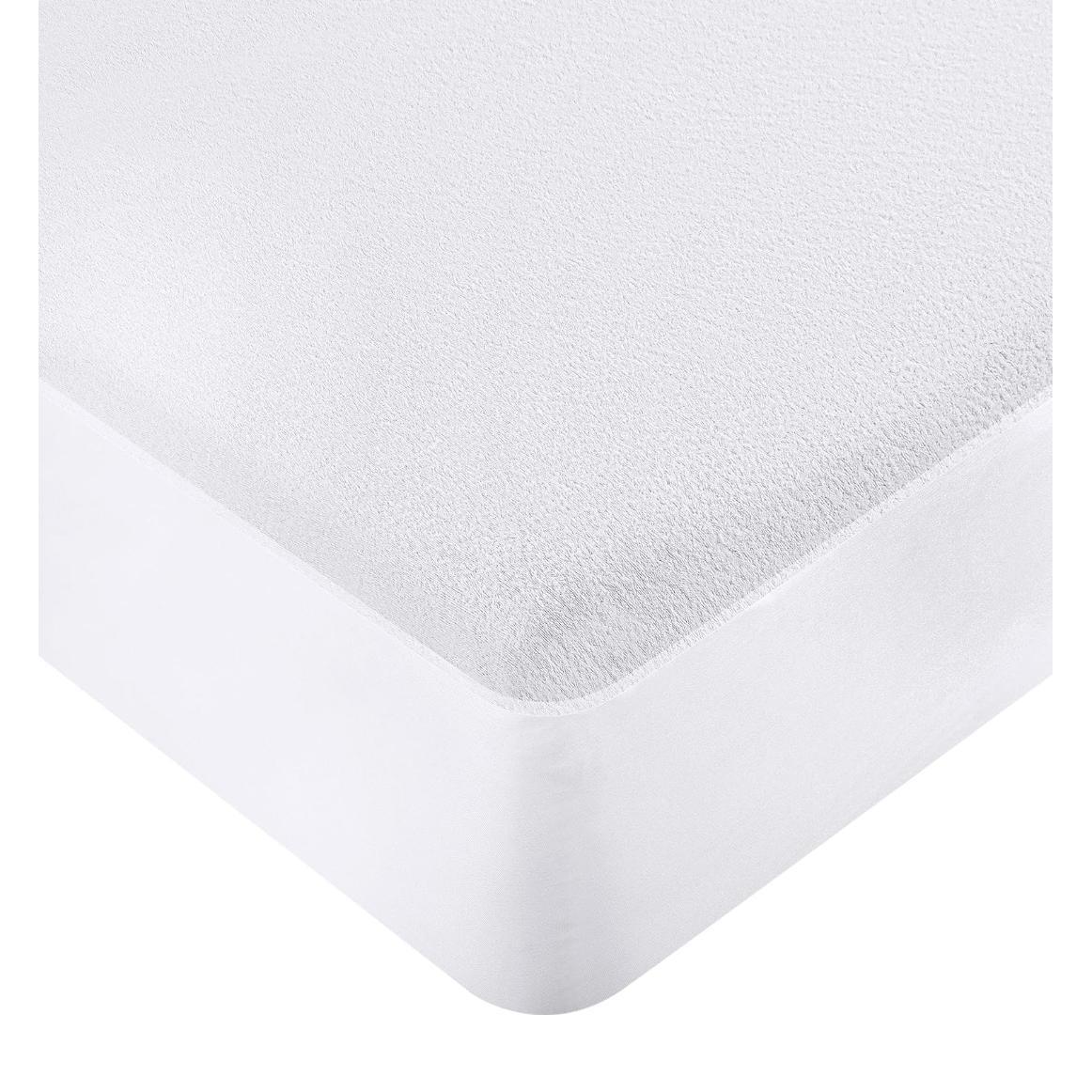 JIMENÉZ HOME - Protector Colchon Impermeable y Transpirable de Rizo, 100% Poliéster - Lavable, Elastico, Ajustable