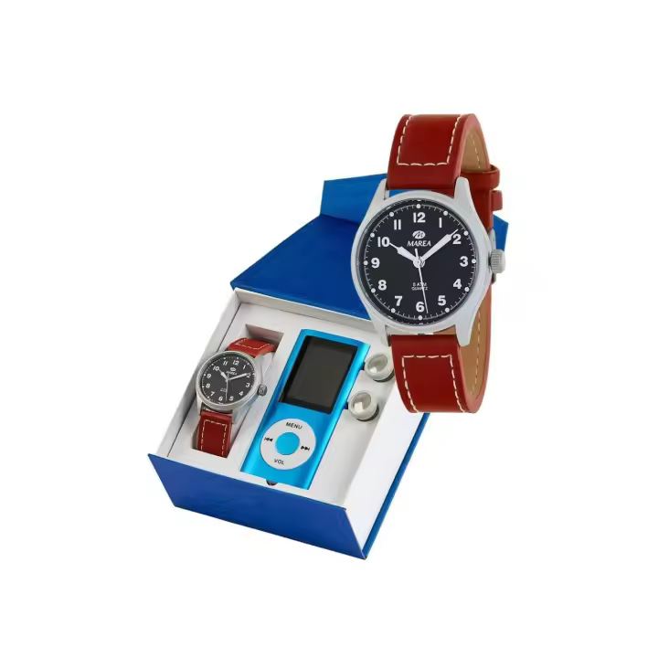 MAREA Reloj Casual Hombre Pack Comunión - Elegante Diseño - 1