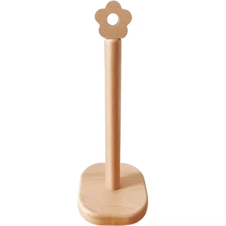 Organizador de Rollos de cocina de Madera Independiente, Gift de inauguración de la casa para amigos - 1