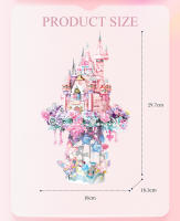 SEMBO 822pcs Bloques De Construcción De Castillo Floral Juguetes Para Niñas Decoraciones De Hogar Modelos Arquitectónicos Regalos Para Niñas Y Niños Edad Recomendada 6-12 Años ABS Compatible Con Lego - details 7