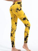 Pantalones De Yoga Para Mujer Leggings De Gimnasio Sin Costuras Tie Dye Cintura Alta Elásticos Para Correr Y Fitness Pantalones Casuales Con Glúteos De Pera - details 5