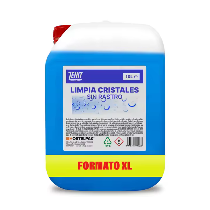Hostelpak  10 l  Limpiacristales   limpia cristales liquido  multiusos  liquido cristales - 1