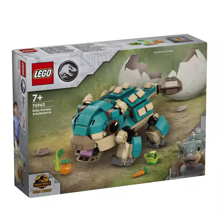 LEGO JURASSIC WORLD – ANKYLOSAURUS BEBÉ, 76962, TIENDA CON LICENCIA OFICIAL - 1