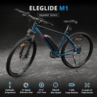Eleglide M1 Plus App Version Bicicleta Eléctrica de Moped 27.5 pulgadas Neumático 250W Motor 36V 12.5Ah Batería Velocidad de 25km/h 21 Velocidades Shimano Freno de Disco Dual Con Control de Aplicación - details 6