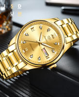 Reloj Mecánico Automático JSDUN Para Hombres Resistente Al Agua De Acero Inoxidable Simple Y Casual Con Manecillas Luminosas Y Calendario Completo - details 17