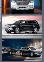 Coche De Escala Diecast Benz GLS 600 SUV 1:24 Con Sonido Y Luz Vehículo De Off-Road De Metal Para Colección Juguete Para Niños - details 14