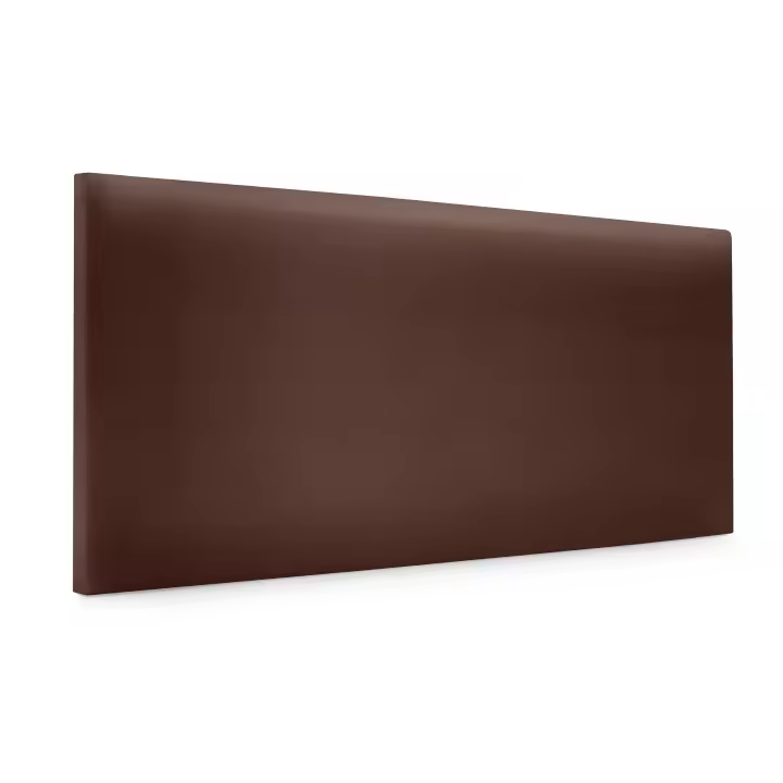 DHOME Cabecero de Polipiel o Tela AQUALINE Liso Cabeceros Cabezal Tapizado Cama Lujo (Chocolate Polipiel) - 1