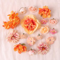 Rosa De Seda Artificial Para Decoración De Familia Boda Fiesta DIY Coronel Accesorios De Novia Decoración De Hogar - details 10