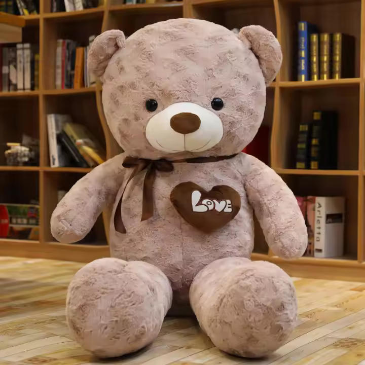 Muñeco De Peluche Oso Teddy Dos Colores De Alta Calidad Regalo De Cumpleaños Para Niños Y Adultos Amigo De Peluche Suave Para Niños Y Adultos - 1