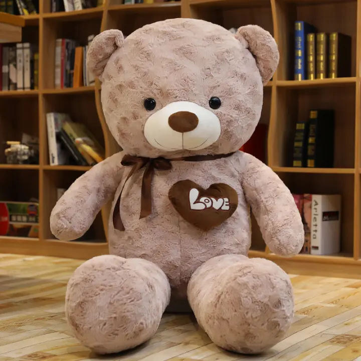 Muñeco De Peluche Oso Teddy Dos Colores De Alta Calidad Regalo De Cumpleaños Para Niños Y Adultos Amigo De Peluche Suave Para Niños Y Adultos - 1