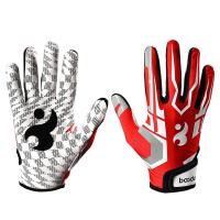 Guantes De Fútbol Profesionales Para Adultos Transpirables Antideslizantes De Béisbol Y Fútbol Americano Guantes De Mano Completo Con Palmas Ajustables Para Jóvenes - details 5
