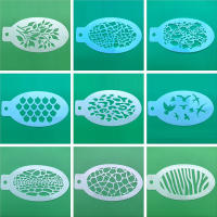 Plantillas De Pintura Facial Y Corporal Profesional 42Pcs/set Angel Rainbow Dots Escala Leopardo Herramientas De Maquillaje En Plástico - details 0