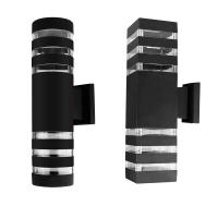 Lámpara De Pared Impermeable Con Inducción Doble Cabeza Para Jardín Y Courtyard LED Fuente De Luz Moderna E27 Incluida - details 4