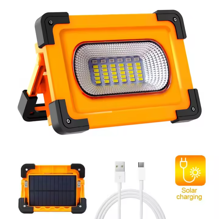 Foco Proyector Solar Led Portátil Con Batería Power Bank 30W LEDME - 1
