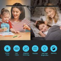 Lámpara De Escritorio LED Ajustable Con Braza Paseante Luz De Lectura Para Estudio Trabajo Noche Material ABS Y Aluminio - details 3