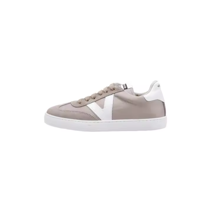 victoria BERLÍN SERRAJE & NYLON Deportivas Planas Unisex Beige - 1