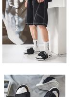 Zapatillas De Hombre Para Exterior E Interior Antideslizantes Con Suela Suave Cierre De Ganchillo Sandalias De Playa Estilo Casual Para Verano - details 17