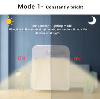 Lámpara Nocturna LED Con Sensor De Movimiento Inalámbrico Alimentada Por Batería 2 Modos Siempre Encendida/Auto Para Dormitorio Armario Baño Escaleras - details 2