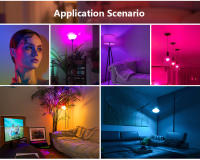 Bombilla LED RGB E27 5W 10W 15W Con Control Remoto IR Luz Inteligente RGBW Para Decoración De Hogar Bombillas LED De Gama Alta - details 8