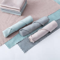 1pc Paño De Escala De Pescado Absorbe Agua Y No Descarta Pelusa Fácilmente Ideal Para Lavar Platos Y Espejos Sin Rastros - details 0