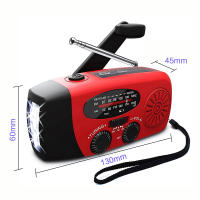 Luz De Camping Solar Con Radio AM/FM Y LED Multifuncional Recargable 2000mAh USB Luz De Mano Dinamo Para Exterior - details 6