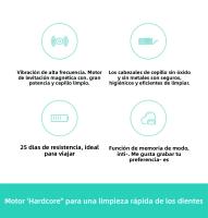 Cepillo De Dientes Eléctrico Mijia T300 Sonic Con Vida Útil De La Batería Larga Y Resistente Al Agua IPX7 Recargable Blanqueamiento De Dientes Para Adultos - details 1