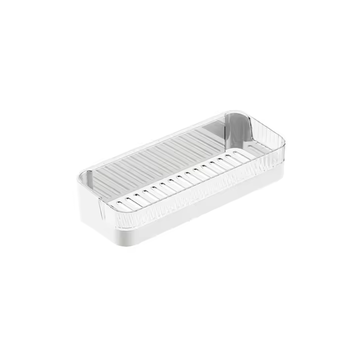Estante De Baño Para Gel De Ducha Y Cosméticos Soporte De Almacenamiento Multifuncional Montado En La Pared Material PET+PE - 1