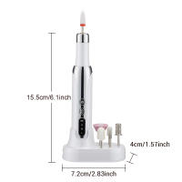 Profesional Enchufe Eléctrico Para Uñas Pulido Y Eliminación De Piel Muerta Con Brocas De Grabado Y Polido De Uñas Herramienta De Manicura Portátil Recargable - details 12