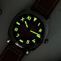 Reloj Automático Tandorio 42mm NH35A 20bar Dial Negro Calífornia Cristal De Zafiro Corona Ajustable Cuarzo Polido Cuero Negro - details 10