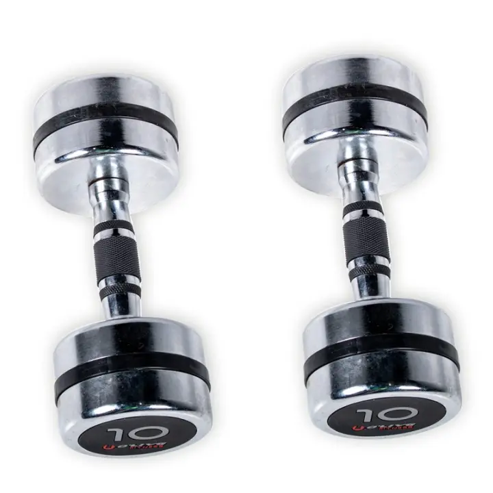 Mancuernas Cromadas O'Live Fitness, 10 Kg - 1