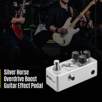 Pedal De Efecto De Guitarra MOSKYAudio Silver Horse Overdrive Boost Con Caja De Metal Completa Auténtica Cadena De Bypass Verdadero Para Piezas Y Accesorios De Guitarra Eléctrica - details 5