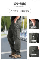 Pantalones De Lucha Táctica De Camuflaje Para Hombre Con Multiple Bolsillos Estilo Safari Coton Midweight Cierre De Cremallera - details 2