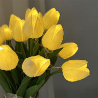 5/10pcs Tulipes LED Artificial Flores PU Flor Falsa Bouquet Luz Nocturna Para Decoración De Jardín Hogar Bodas Cumpleaños Regalo - details 9