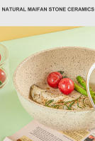 Sartén Antiadherente Grande 28cm Para Frying Pan Wok Pan Ideal Para Asado Y Tortitas Compatible Con Inducción Y Fogón Ecológico Sin Tapa - details 1