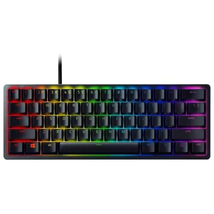 Teclado Mecánico Gaming Razer Huntsman Mini Clicky Optical Switch Morado - 1