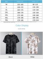 Camiseta De Manga Corta Para Hombre Con Marca Personalizable Tela De Malla De Seda Hielo Transpirable Cuello Redondo Estilo Casual - details 1