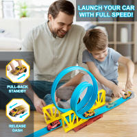Juguete De Carreras Estelares Para Niños Kit De Ferrocarril DIY Educativo Interactivo Regalo De Cumpleaños O Navidad Para Niño - details 2