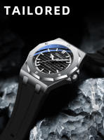 Reloj De Cuarzo Para Hombre CHENXI 8268 Con Correa De Silicona Luminosa Resistente Al Agua Calendario Deportivo Y Casual - details 2