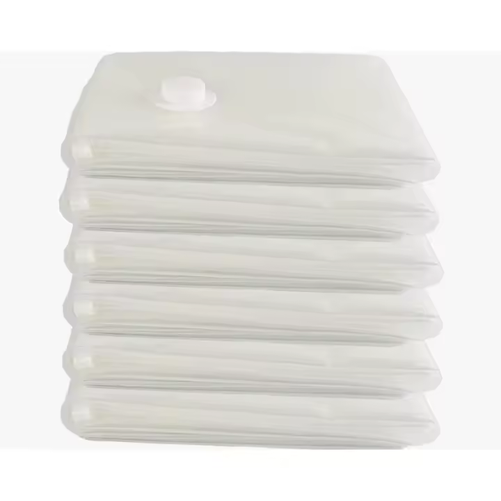 YUNIK HOME – Pack de 6 Bolsas de Almacenamiento al vacío de 30x40/40x50/60x80/70x100/70x110/80x120/100x130cm Ahorra  hasta un 75% de espacio para ropa.  Bolsa de Almacenamiento y organización Para Ropa, Mantas, Almohadas. - 1