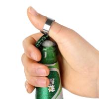Abrebotellas Único Portátil Con Anillo De Dedo Para Retirar Tapa De Botellas Y Jarros En Acero Inoxidable Herramienta De Cocina Gadgets Para Barra - details 2