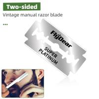 Afeitadora De Seguridad Retro Clásica Para Hombres Hojas De Acero Inoxidable Herramienta Profesional De Barbero Eliminación De Pelo - details 2