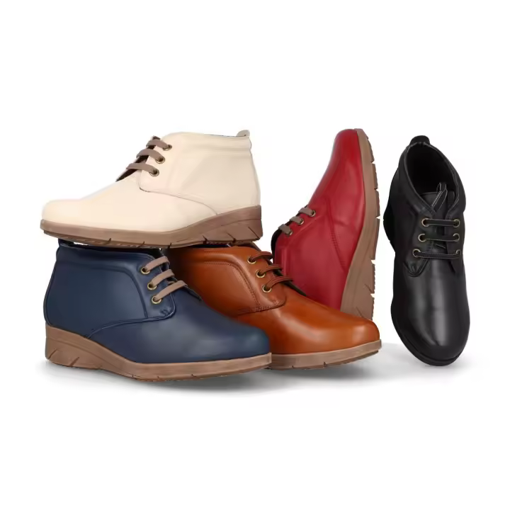 Mº2774 - BE RELAX BOTIN SEÑORA PIEL    COLORES : NEGRO , MARINO , ROJO , CUERO , BEIGE  TALLAS: 35 AL 41  CORTE EXTERIOR: PIEL  FORRO INTERIOR: SINTÉTICO  PLANTILLA: PIEL   ALTURA TACÓN / CUÑA : 4 CM.  PISO : SINTÉTICO - 1