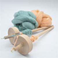 Eje De Madera Para Tejido Herramienta De Artesanía Para Principiantes Accesorios De Costura Hogard Yarn Spin Whorl Carved Hand - details 1